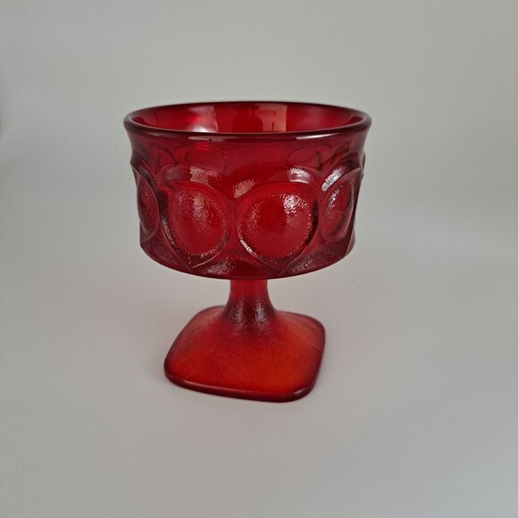 Noritake Spotlight Ruby Red Stem Sherbet Goblet Dessert Glass - Picture 1 of 6